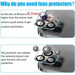 Wholesale Camera Lens HD Tempered Glass Protector for iPhone 12 Pro Max 6.7 (Transparent Clear)